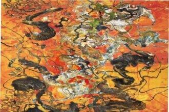 BBG Untitled, 2024 No 88-024, acrylic on canvas, 178 x 128 cm